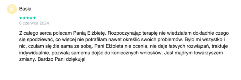 Opinia o psychoterapii 1