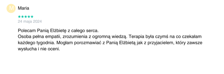 Opinia o psychoterapii 4